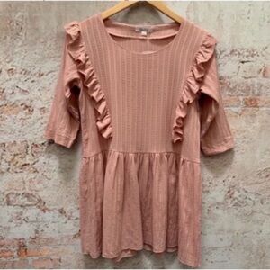 Cup of Sweet Ruffled Pink Dress